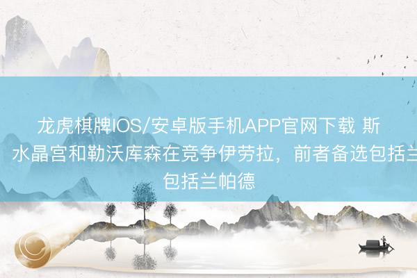 龙虎棋牌IOS/安卓版手机APP官网下载 斯基拉：水晶宫和勒沃库森在竞争伊劳拉，前者备选包括兰帕德