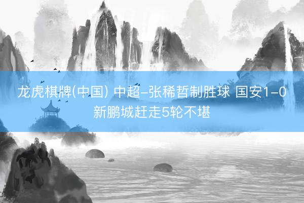 龙虎棋牌(中国) 中超-张稀哲制胜球 国安1-0