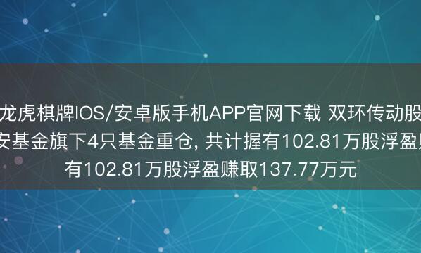 龙虎棋牌IOS/安卓版手机APP官网下载 双环传动股价涨3.35%， 华安基金旗下4只基金重仓， 共计握有102.81万股浮盈赚取137.77万元
